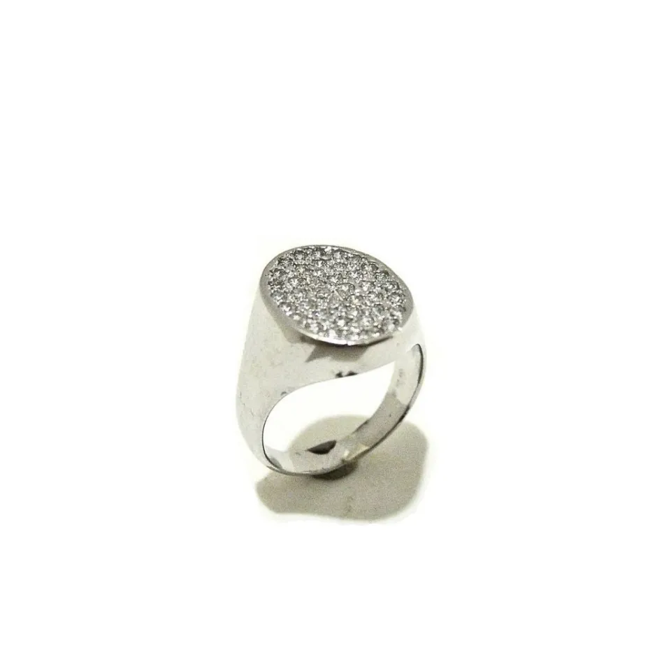 Anelli*Spadarella Gioielli Anello ovale zirconi - AN399