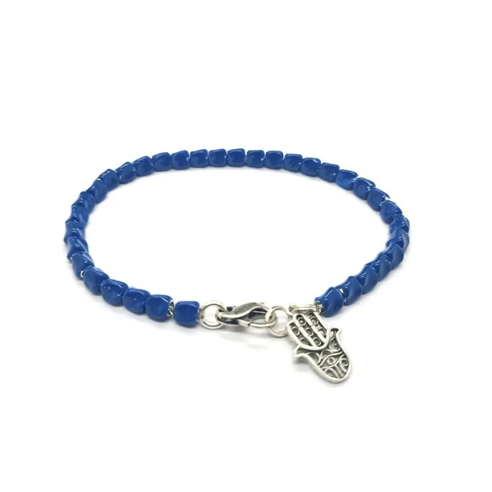 Bracciali*Spadarella Gioielli Bracciale smaltato mano di Fatima - SPBR623X