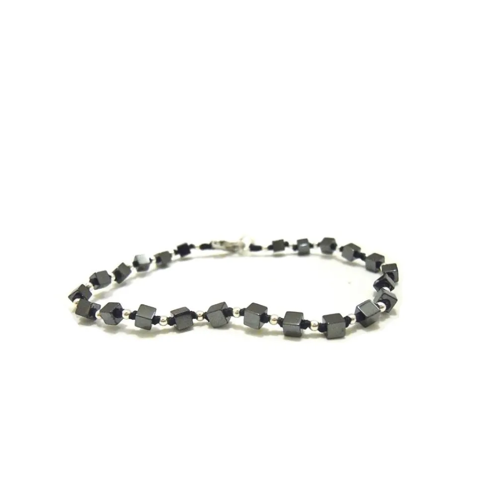 Bracciali | Bracciali Spadini*Spadarella Gioielli Bracciale spadino cubi ematite - SPBR246