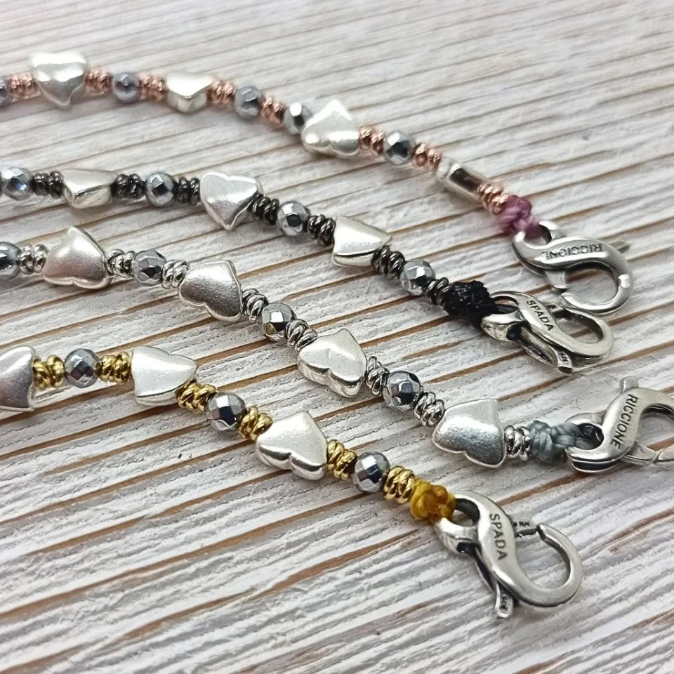 Bracciali | Bracciali Spadini*Spadarella Gioielli Bracciale spadino cuori - SPBR598