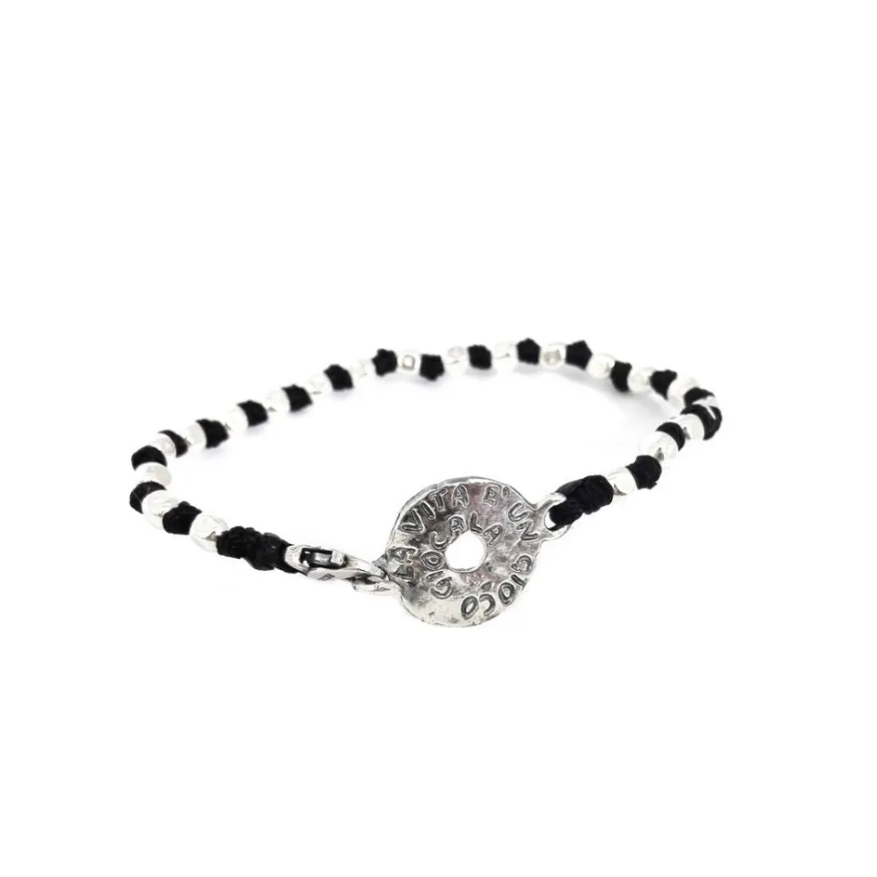 Bracciali | Bracciali Spadini*Spadarella Gioielli Bracciale spadino targhetta Sai Baba - SPBR451