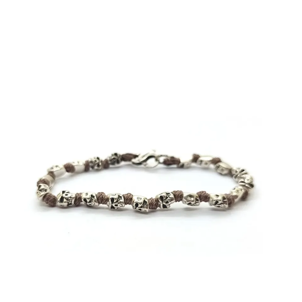Bracciali | Bracciali Spadini*Spadarella Gioielli Bracciale spadino teschi - SPBR102