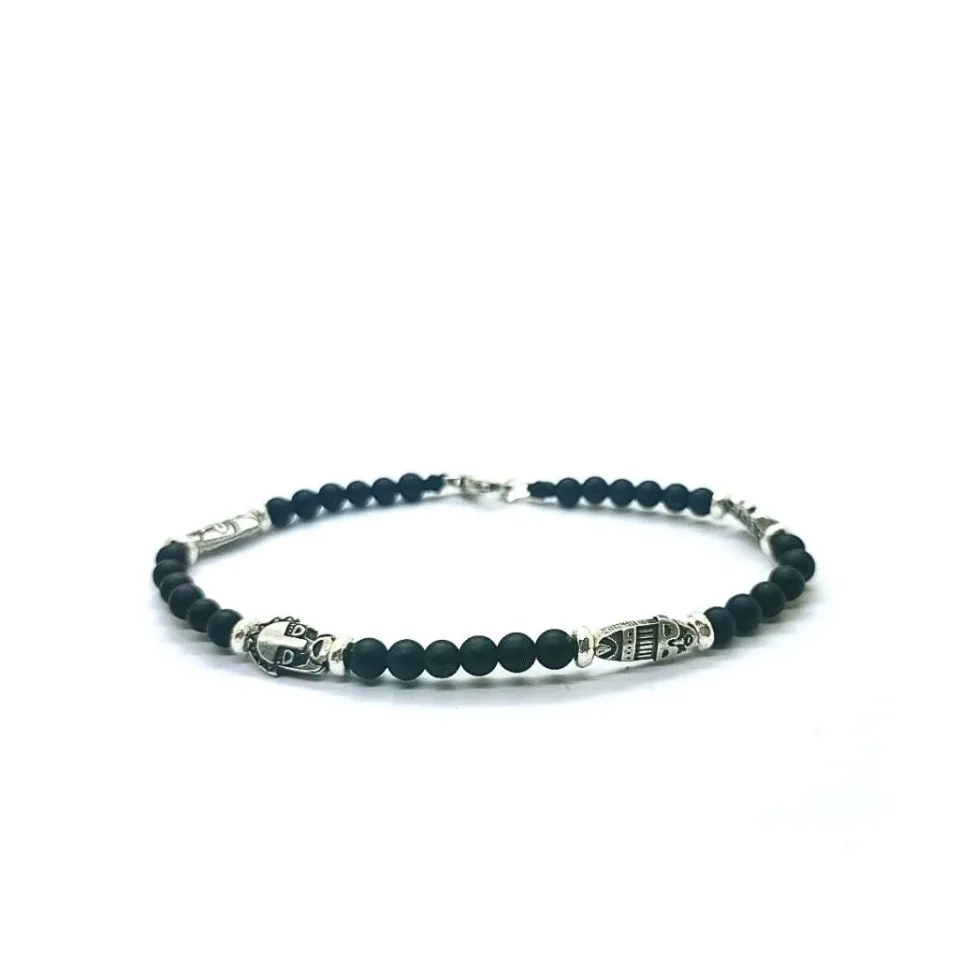 Bracciali | Bracciali Spadini*Spadarella Gioielli Bracciale spadino Volti tribali - SPBR699