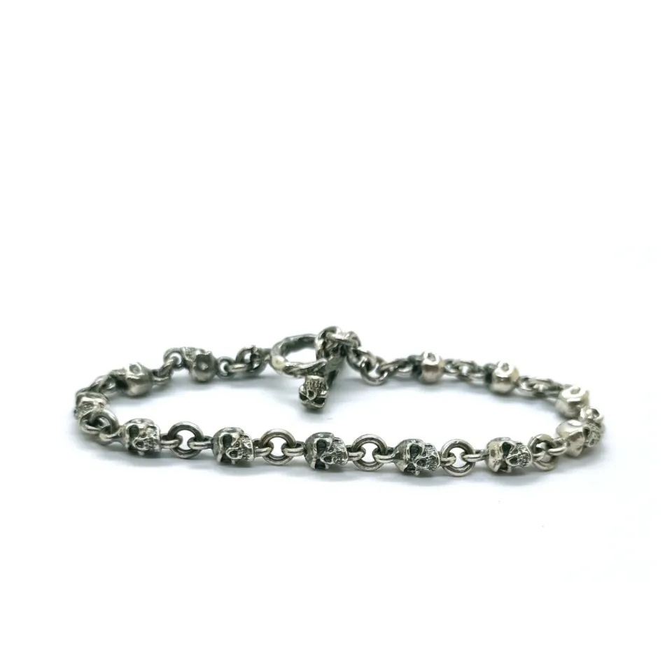 Bracciali*Spadarella Gioielli Bracciale teschietti -PSBR224