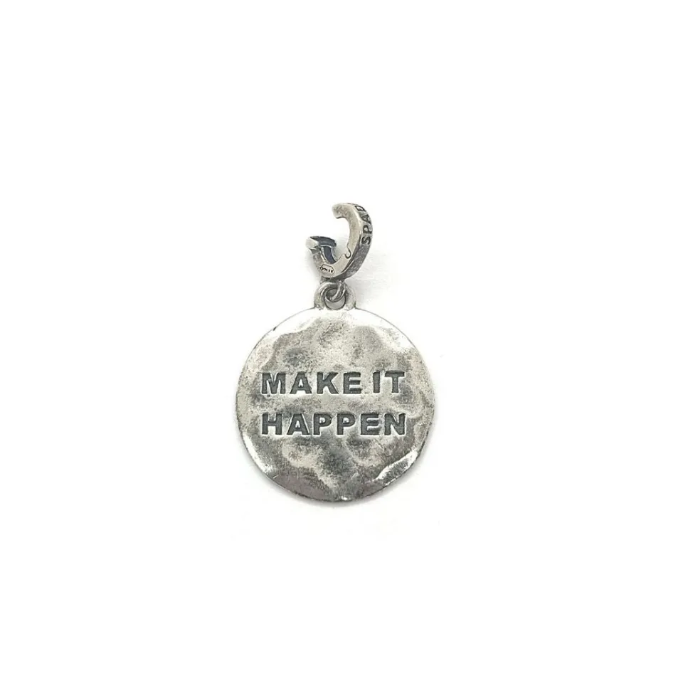 Charms Irene Collection*Spadarella Gioielli Charm targhetta Make it happen - CIC11