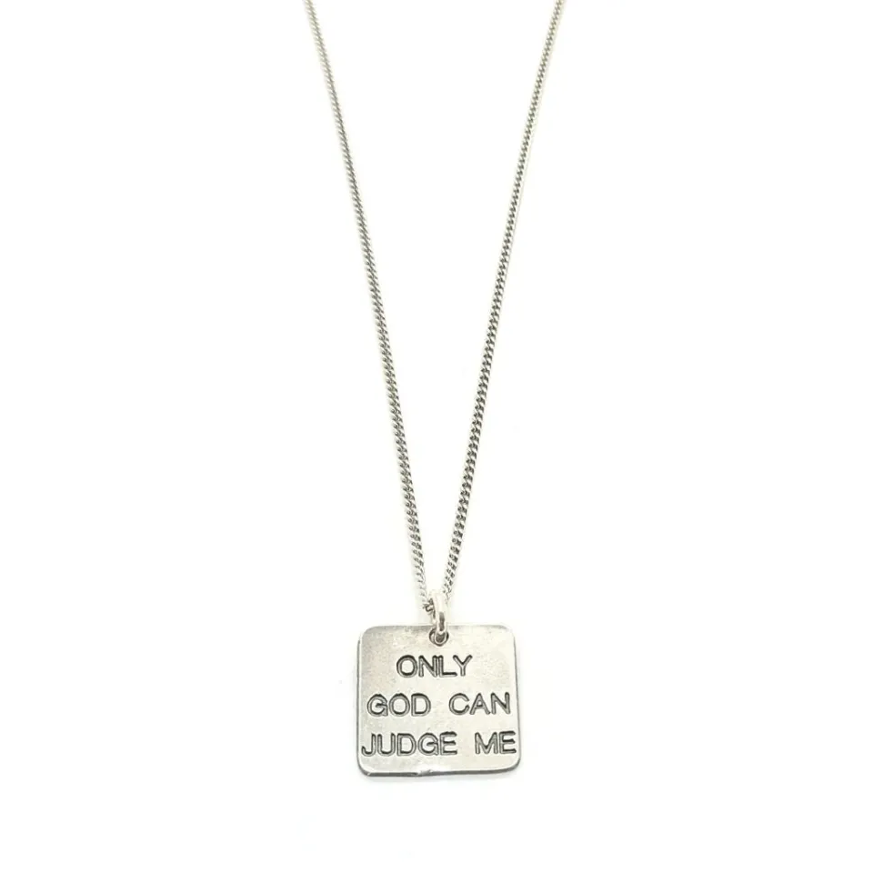 Collane*Spadarella Gioielli Collana targhetta Only god... - CD549