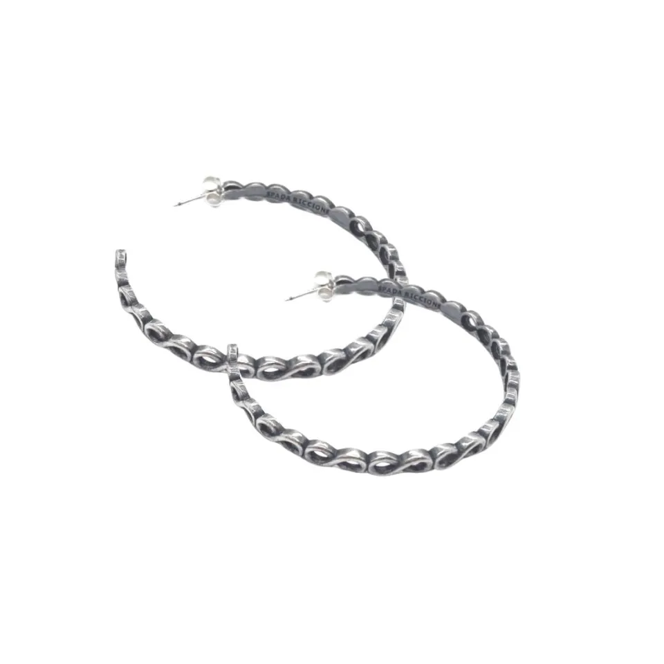 Bracciali | Orecchini*Spadarella Gioielli Orecchini a cerchio infinito - OR784