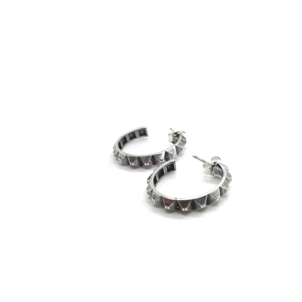 Bracciali | Orecchini*Spadarella Gioielli Orecchini cerchietto borchiato - Or792