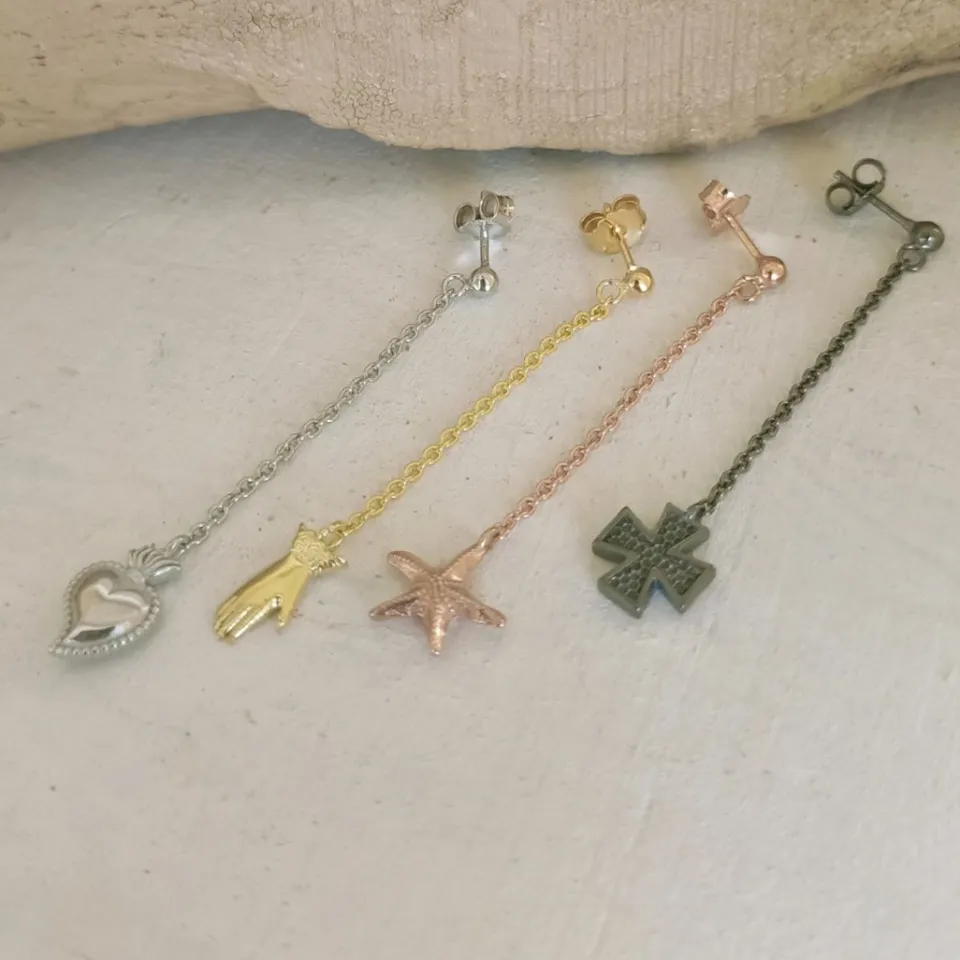 Bracciali | Orecchini*Spadarella Gioielli Orecchini pendenti stella marina - OR810