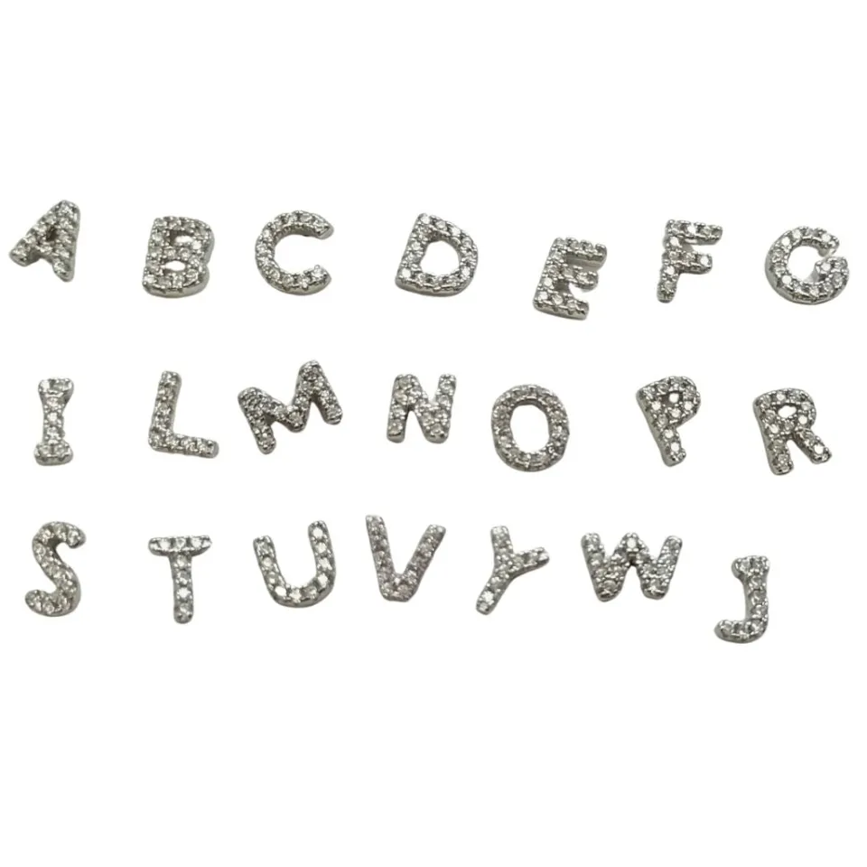 orecchino_letterina_zirco_1.webp Bracciali | Orecchini*Spadarella Gioielli Orecchino letterina zirconi - OR834